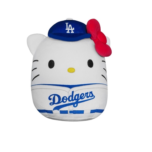 Hello Kitty Dodgers Plush - Picture 2 of 2